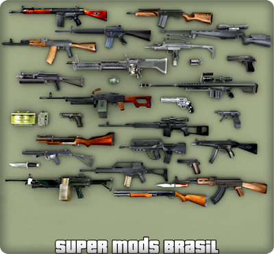 Pack Armas Resident Evil 4 para Gta SA Armas