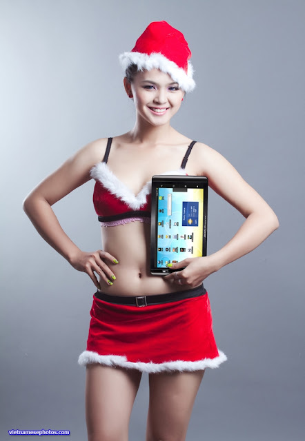 Người đẹp công nghệ Hotgirl Trinh Phạm Miss-vietnam-trinh-pham-merry-christmas-01