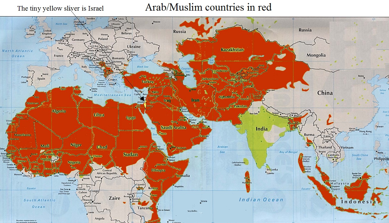 The Catastrophe Al Nakba How Palestine Became Israel Israel_surrounded2