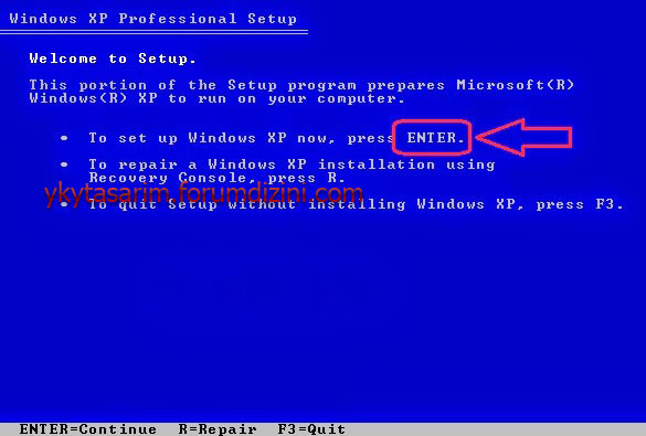 Xp Format Atma Türkçe Resimli Anlatım Windowxp-format-atma-first-boot-cd-rom-4