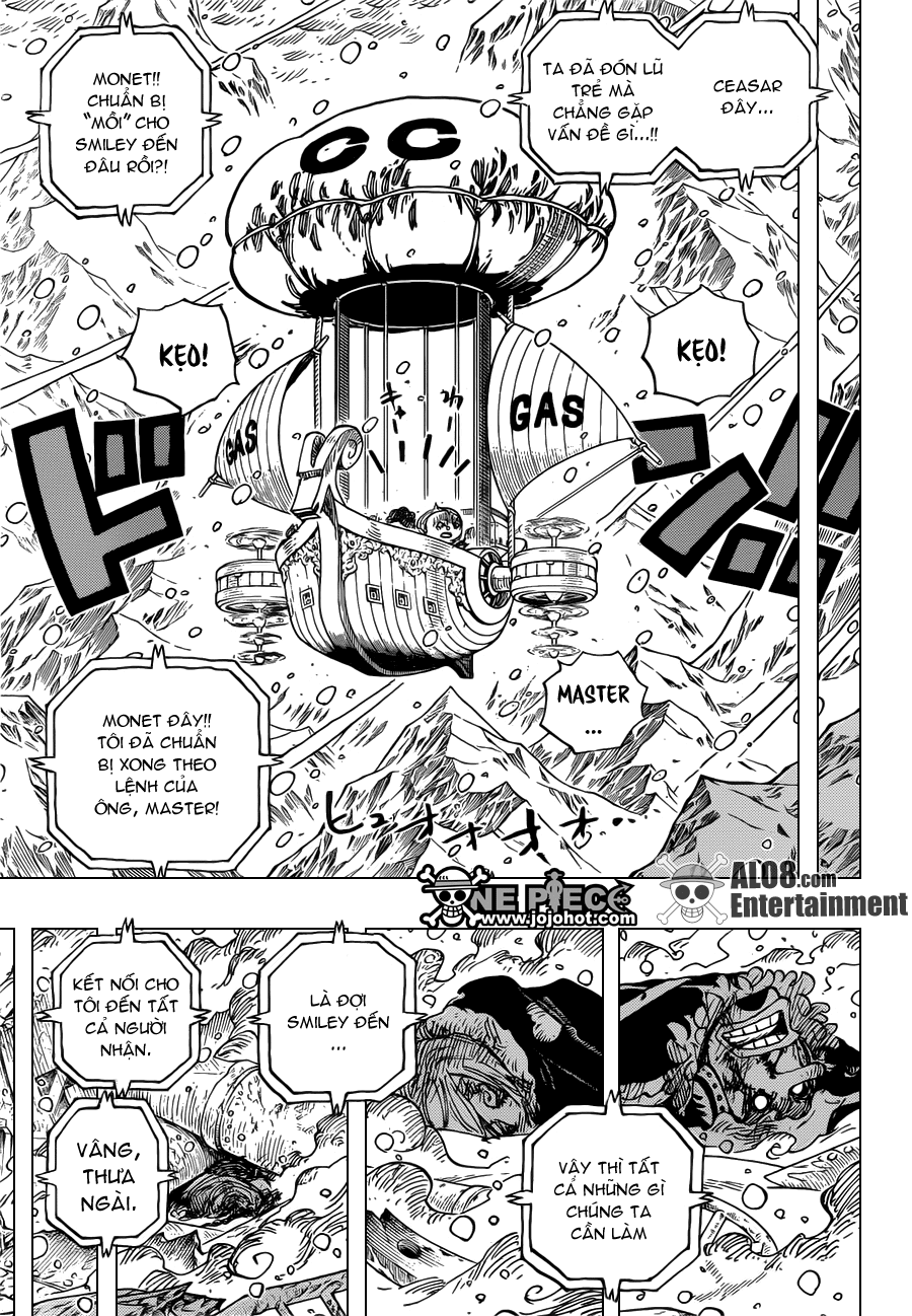 One Piece Chapter 674: Khán giả 015