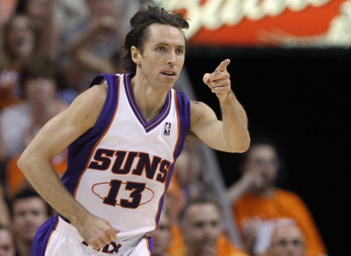 NBA: Steve Nash es agente libre y no ha cerrado las puertas a ninguna de las ofertas, pero su prioridad es conseguir un contrato de tres años con un equipo aspirante al campeonato: Steve-Nash-Phoenix-Suns-NBA-2012-Photos-500x365