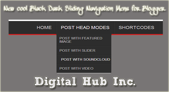 كود نافبار بشكل انيق وحصري New-cool-black-dark-sliding-navigation-menu-for-blogger