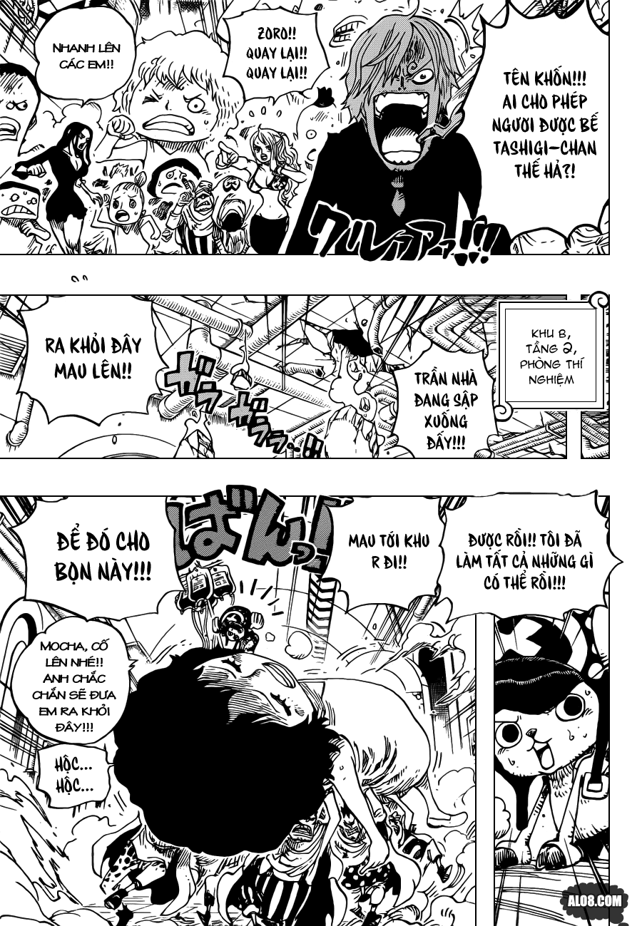 One Piece Chapter 691: Vị vua của vùng đất chết 005