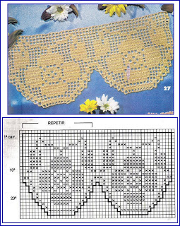 BARRADOS DE CROCHÊ COM FLORES N°153 Image223