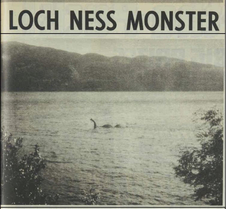 Nessie : photo dans un journal d'époque Picture