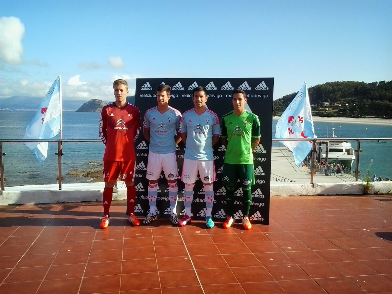 ¿Cuánto mide Santi Mina? - Altura - Real height Presentacion-equipaciones-celta-2014-2015-Islas-Cies-Hugo-Mallo-Ruben-Blanco-Charles-Dias-Santi-Mina