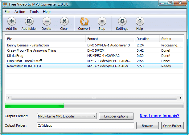 تحميل برنامج تحويل الفيديو الي mp3 مجانا Video to MP3 Convert Videotomp3