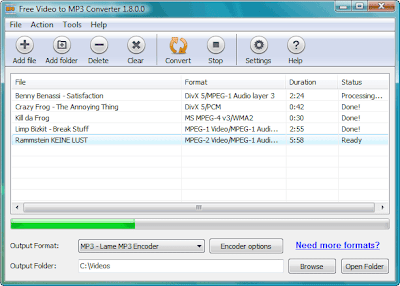 تحميل برنامج تحويل الفيديو الي mp3 مجانا Video to MP3 Convert. Videotomp3