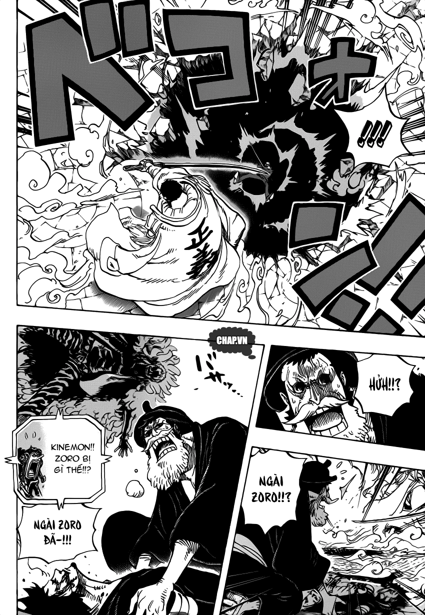 One Piece Chapter 730: Ba lá bài 005