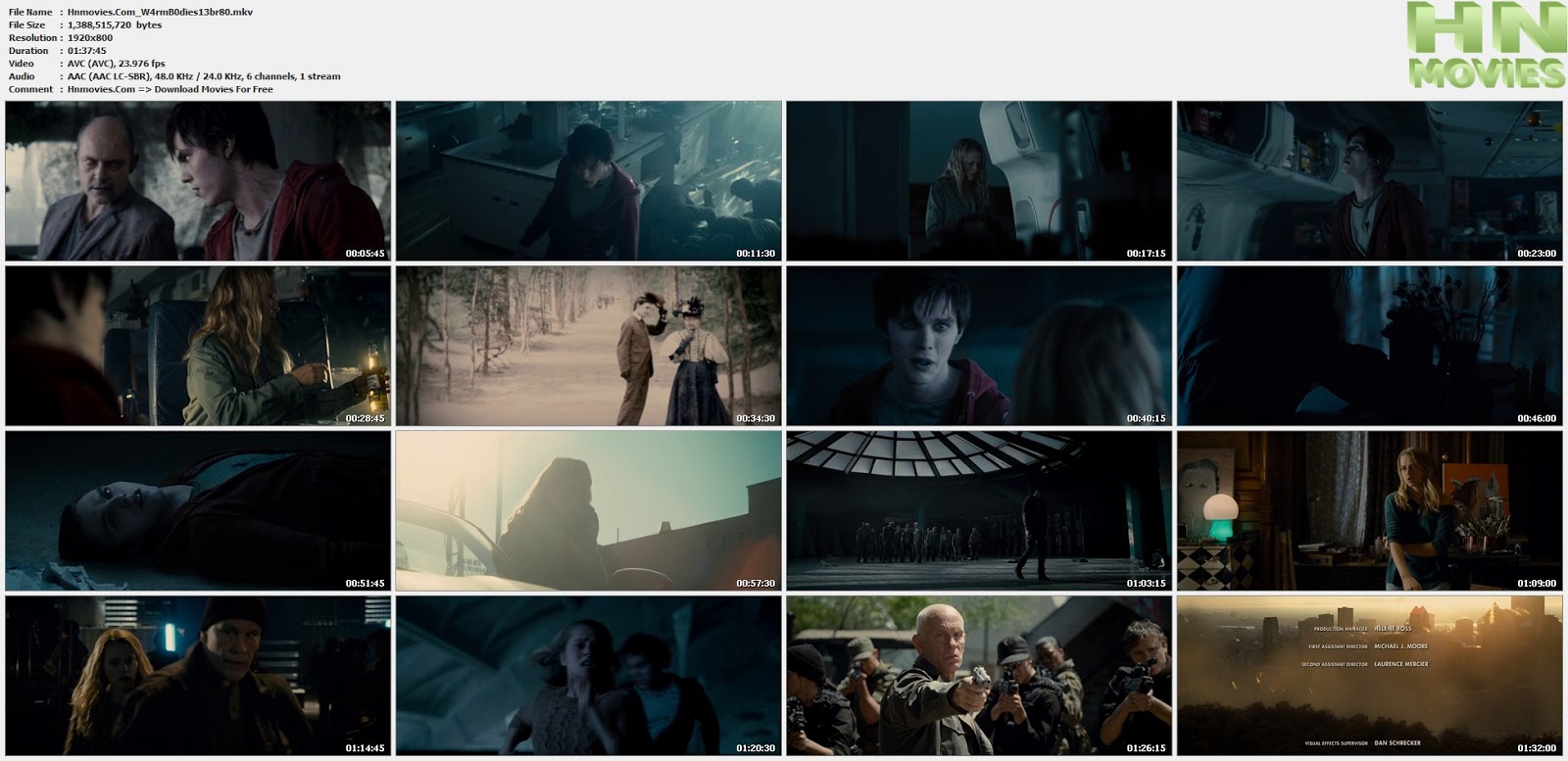 Warm Bodies (2013) Bluray 1080p BRRip 5.1CH 1.3GB Hnmovies.Com_W4rmB0dies13br80.mkv