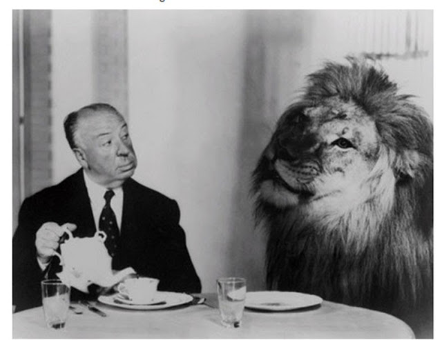 La historia de los 5 leones de la Metro Goldwyn Mayer Hitchcock.mgm.lion--2