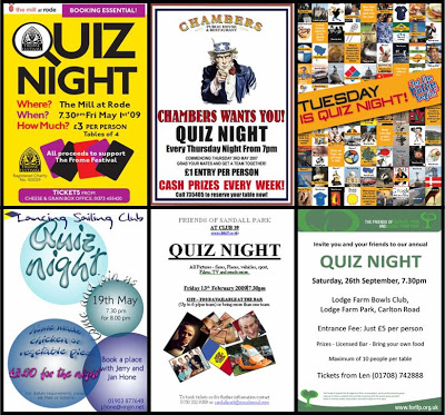 A short one from Textusa: Quiz Night at the Tapas  Quiz03