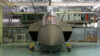 Mitsubishi ATD-X Shinshin ( prototipo de avión de combate de quinta generación ) Mock-up-ca%25C3%25A7a-furtivo-japon%25C3%25AAs-foto-2-via-AP-580x326