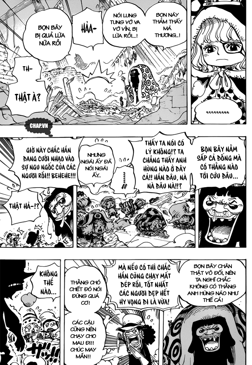 One Piece Chapter 741: Thần gió Usoland 007