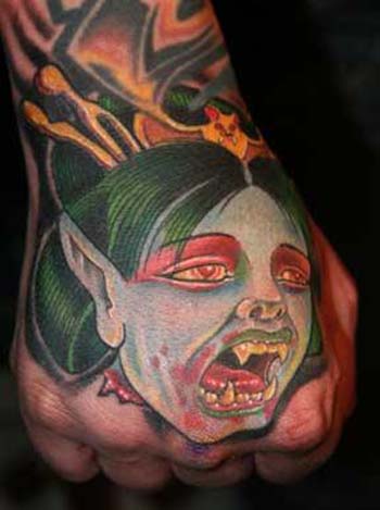 Vampire / Blut / Horror Vampire-tattoo-4