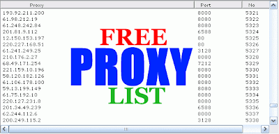 ايبيهات بروكسيات ip لتشغيل النت مجانى على الموبايل والجهاز المودم  Proxy-List
