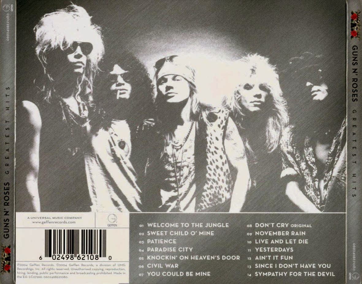 Greatest Hits" N° 1 en ventas segun Billboard Guns_N_Roses-Greatest_Hits-Trasera