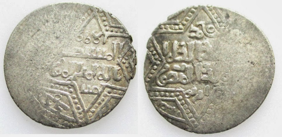 Acuñación Artuquí.  de Al-Mansûr Artuq Arslan, del año 628 H. (597-637 H) 111