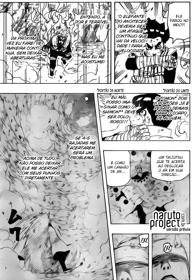 gai com os 8 portões é mais forte que a tsunade/sakura 03