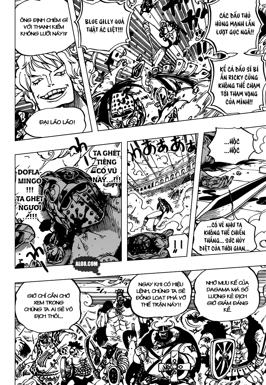 One Piece Chapter 709: Đế vương quyền 004