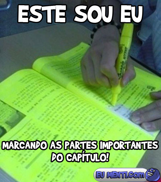 Marcando o Livro Este-sou-eu