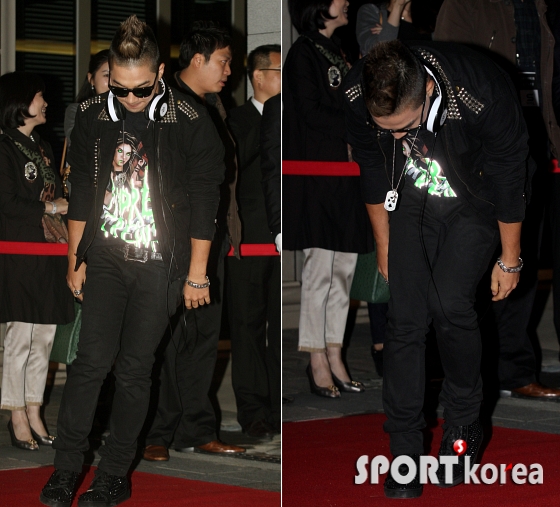 taeyang - [Pics] Seungri, Taeyang, GD y TOP Asistieron al "Soul by Ludacris" Launch Party 20110929221727812