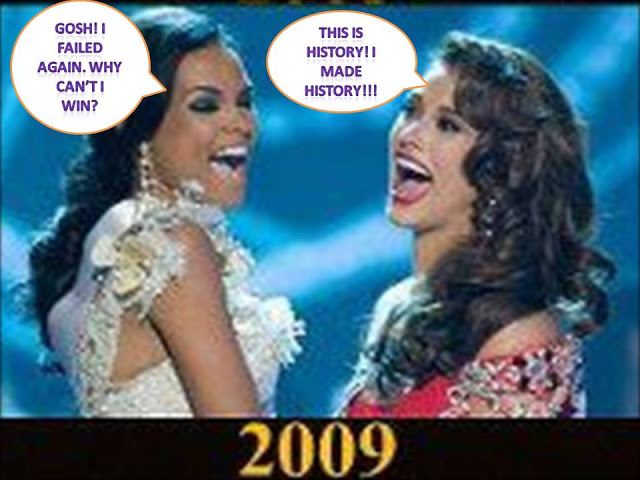 Crowning moment funny in Miss Universe 2009