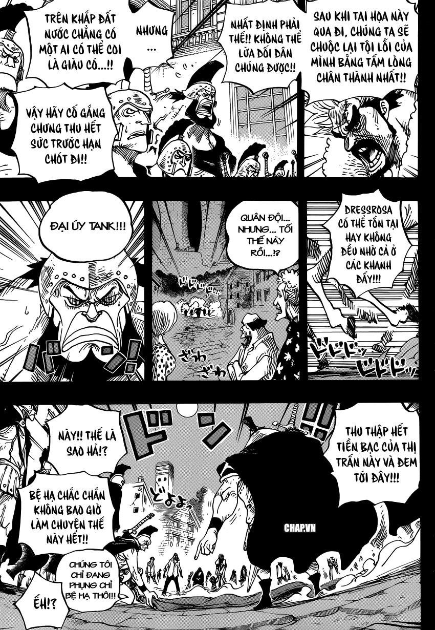 One Piece Chapter 727: "Anh hùng" mai phục 009