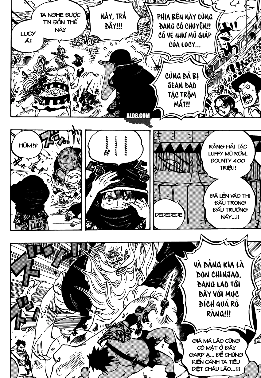 One Piece Chapter 715: Bảng C đại diện 016