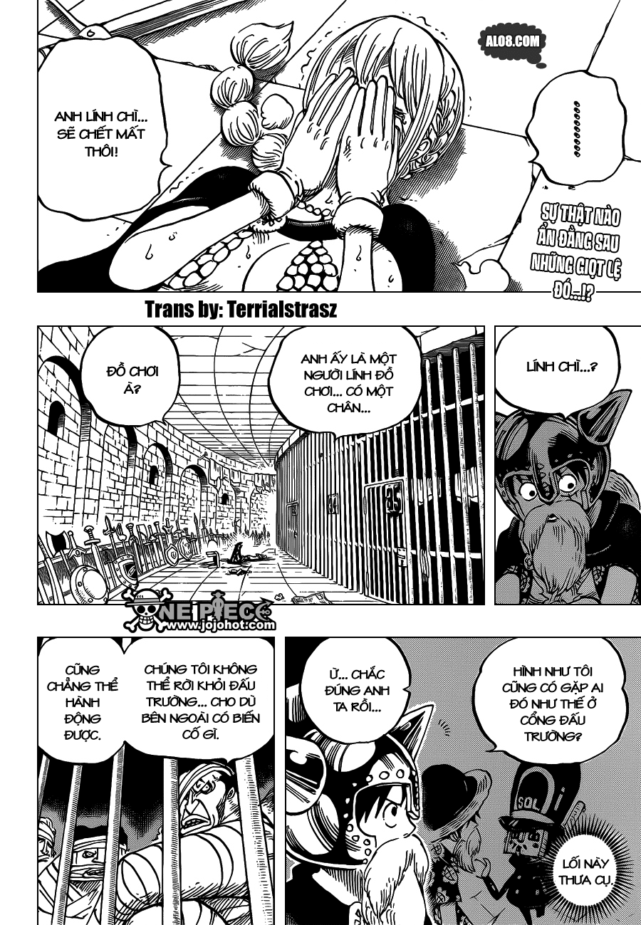 One Piece Chapter 721: Rebecca và anh lính chì 002