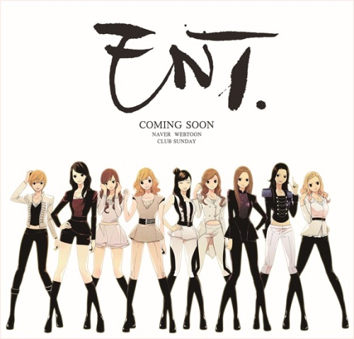  Noticia: Girls’ Generation hará un cameo en Webtoon ENT Ent