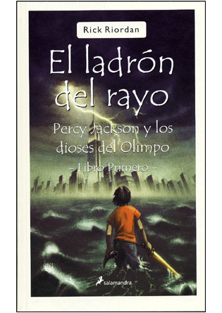 Percy Jackson y los Dioses del Olimpo de Rick Riordan El-ladron-del-rayo