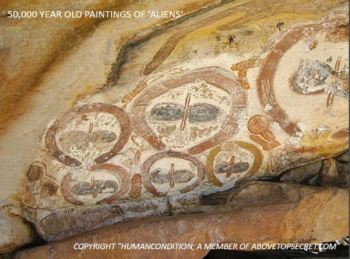 The mysterious Aboriginal rock art of the Wandjinas – Extraterrestrial or not  Wandjinas-extraterrestrials-3