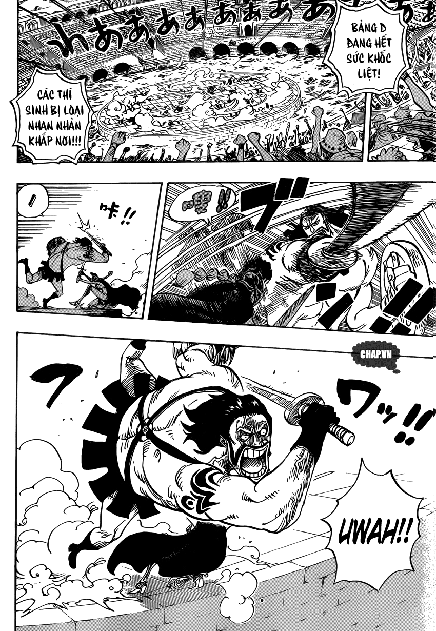 One Piece Chapter 725: Nữ chiến binh bất bại 009