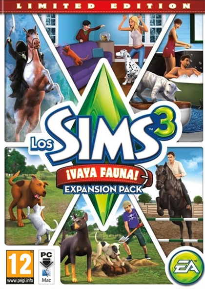 expanciones y pack de accesorios para los sims 3 Los-sims-3-vaya-fauna-limited-edition-ca