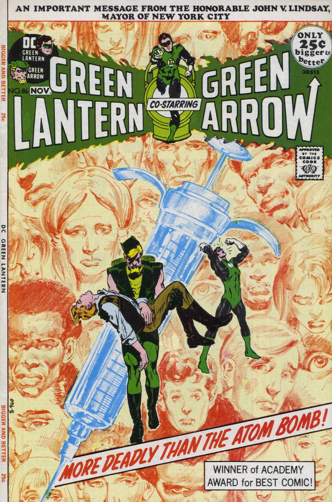 GL/GA Green Lantern Green Arrow ADAMSNEALGLGA86cvr