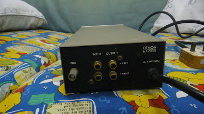 Denon HA-500 mc cartridge head amplifier (Used)SOLD DSC02179