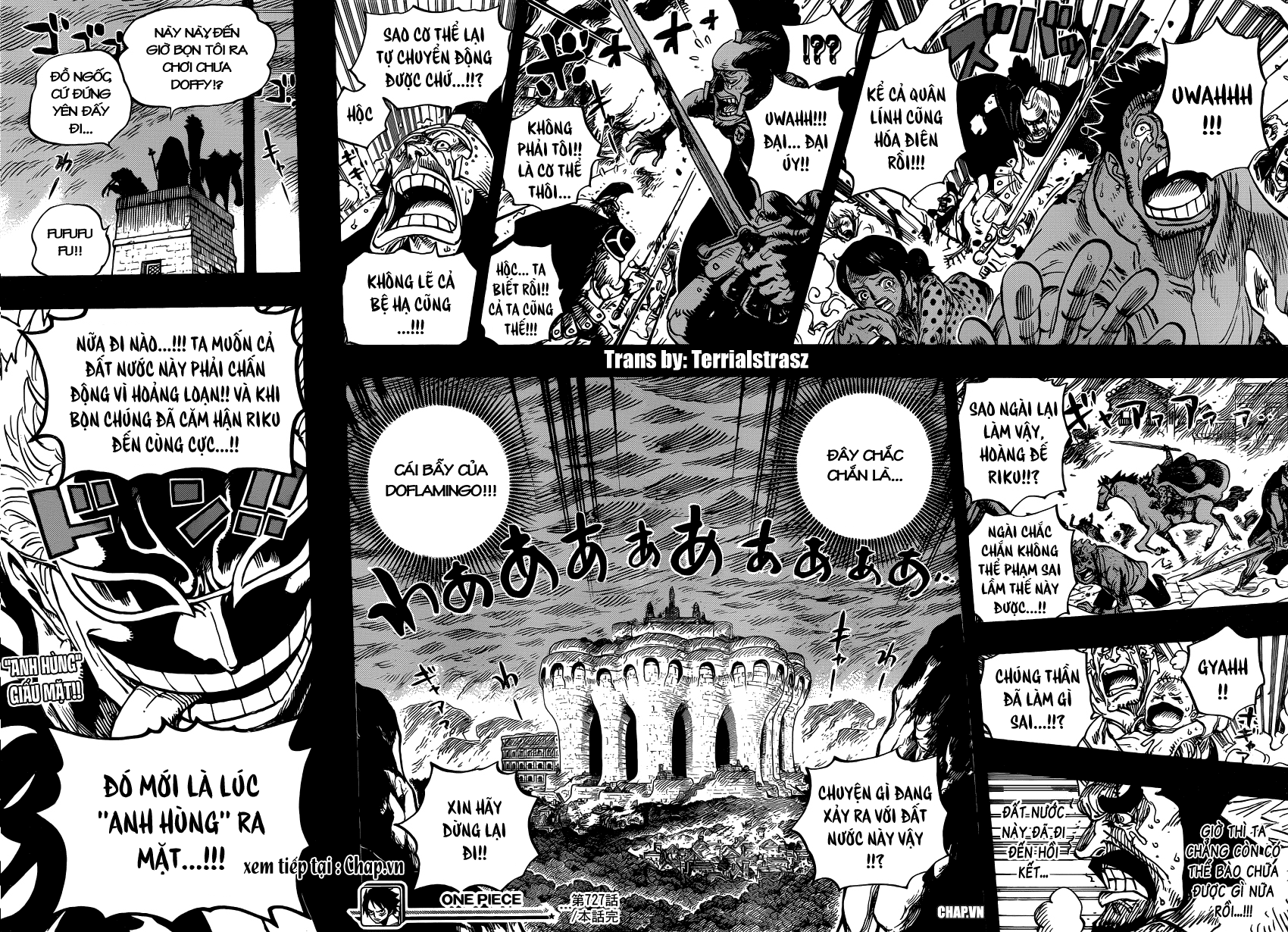 One Piece Chapter 727: "Anh hùng" mai phục 018