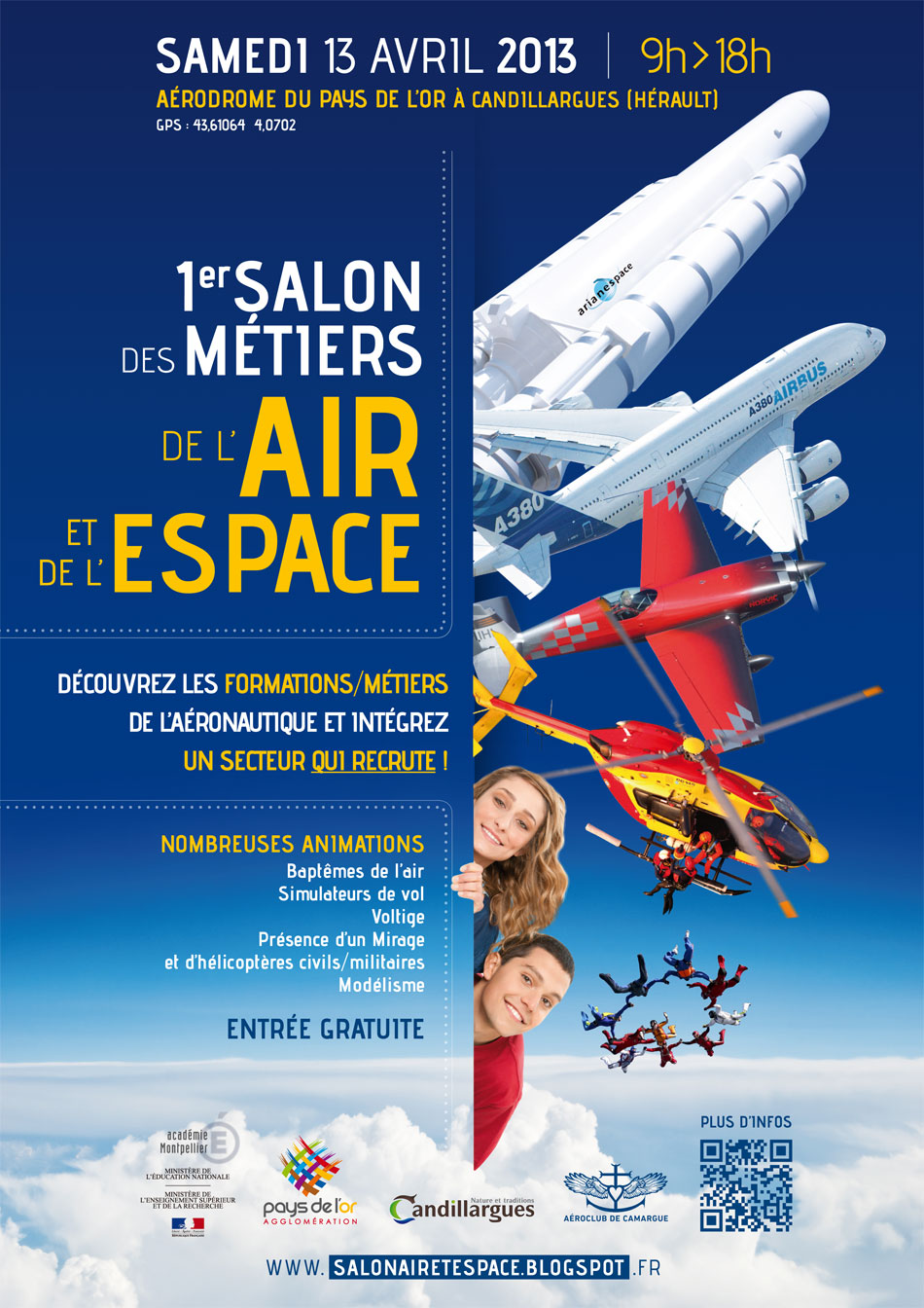 1er Salon des Métiers de l'Air et de l'Espace à Montpellier! AFFICHE_SALON_2