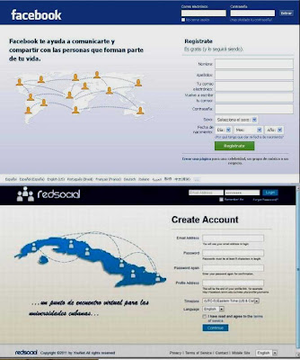 El SUCIOlismo castrista "inventa" otro medio para controlar a los cubanos. Facebook%2Bcubano%2Bcomparacion