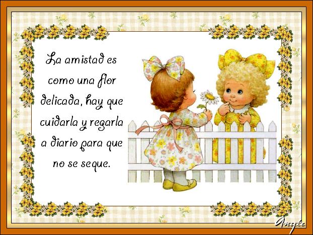 Gif amistad con frases 20