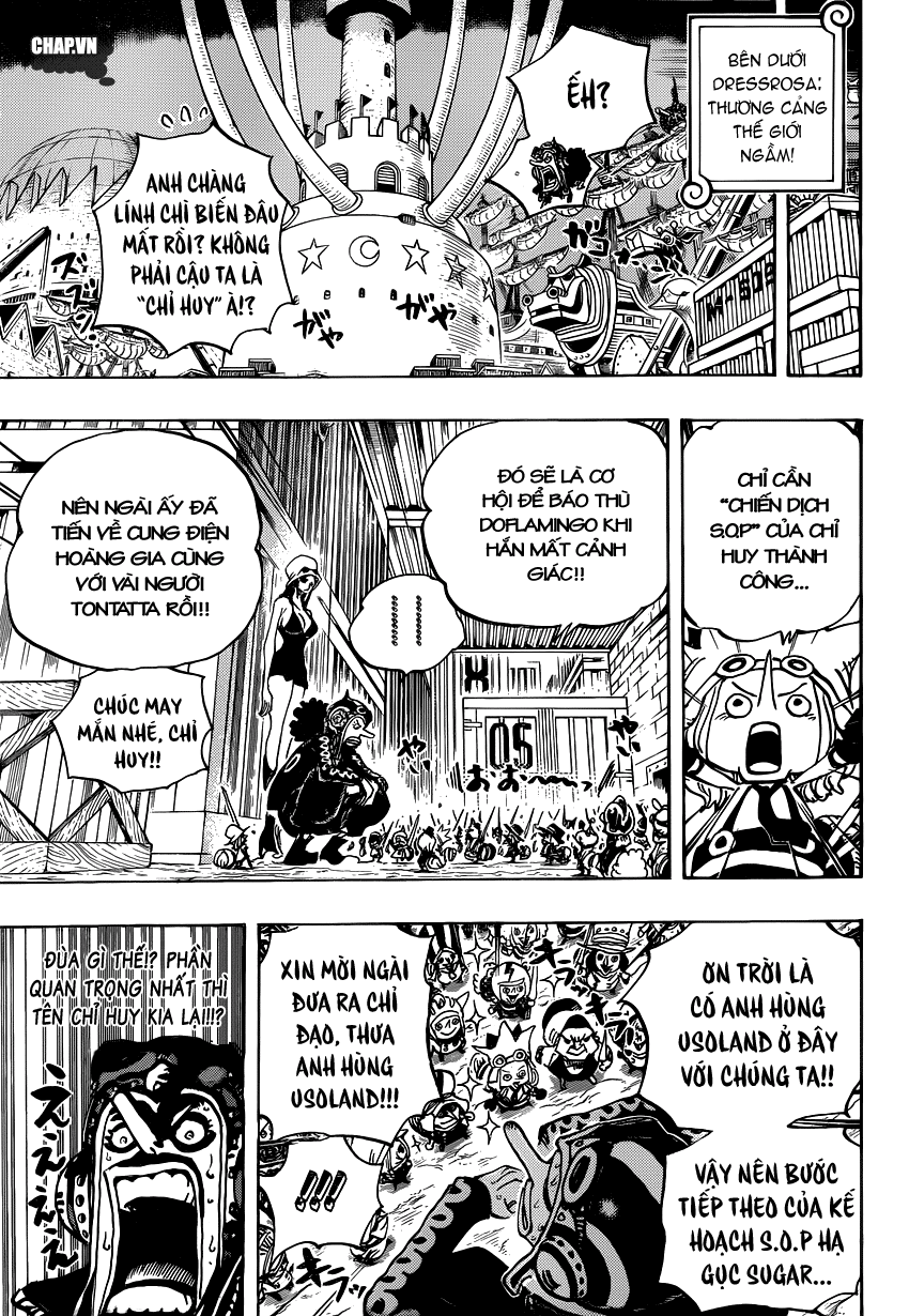 One Piece Chapter 733: Ước nguyện của anh lính chì 006