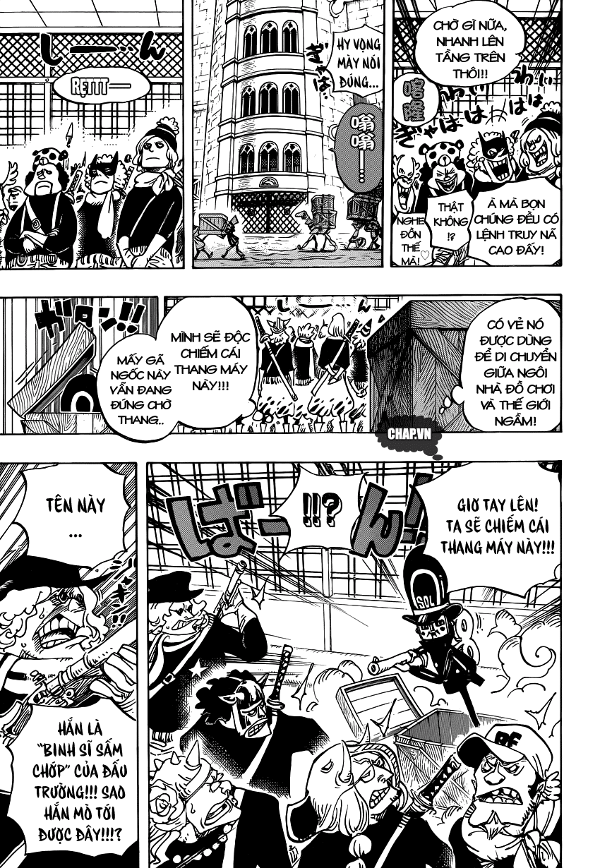 One Piece Chapter 733: Ước nguyện của anh lính chì 012