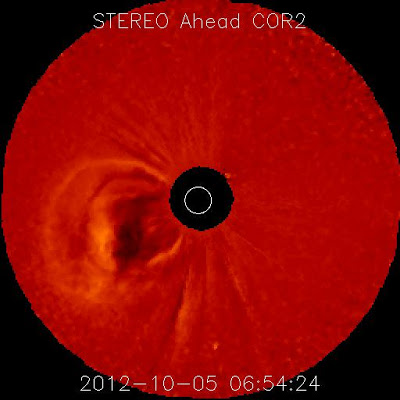 Space Weather Forecasts - EL MAS COMPLETO SEGUIMIENTO del ESTADO del SOL , la MAGNETOSFERA , SUCESOS ASTRONÓMICOS Y ANOMALÍAS CLIMÁTICAS . Oct5_2012_cme