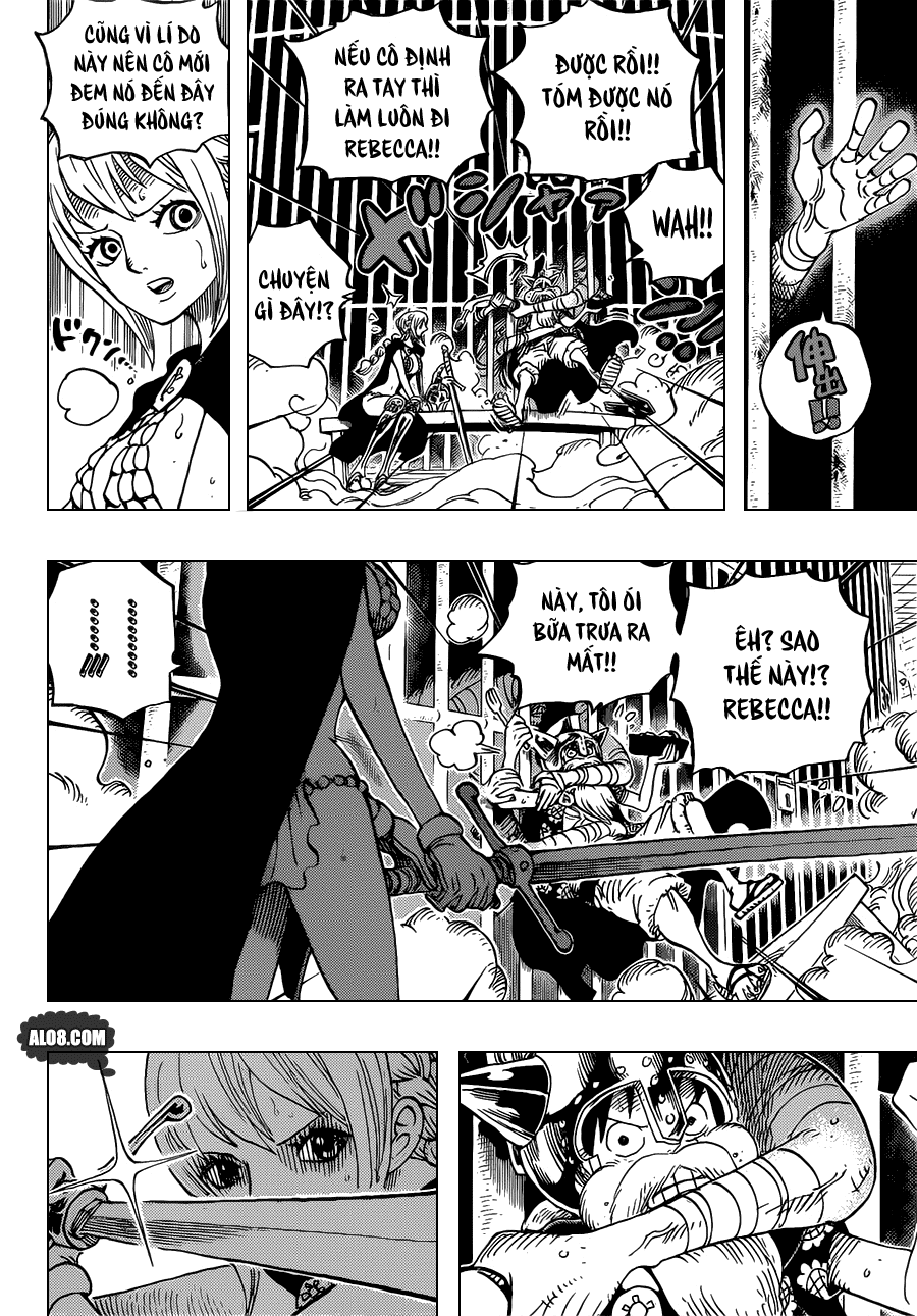 One Piece Chapter 720: Những đấu sĩ tù nhân  014