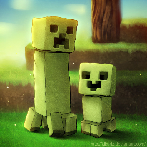 THIS IS MINECRAFT Minecraft_creepers_by_kikariz-d37b0nd