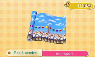 Sarah et ses murs/tapis ACNL Sport1