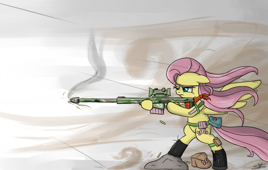 Imagenes Divertidas Ponys Extreme_sniper_fluttershy_by_speccysy-d4bynnx