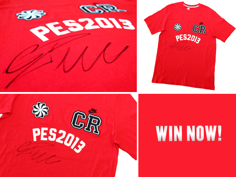 [Passatempo] Ganha uma t-shirt do PES 2013 autografada por CR 7 1